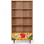 Широкий стеллаж с принтом Elise Rack варинант исполнения - 1 | Loft Concept в Грозном