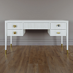 Письменный стол с 4-мя ящиками Elsa Dreams White варинант исполнения - 6 | Loft Concept в Грозном