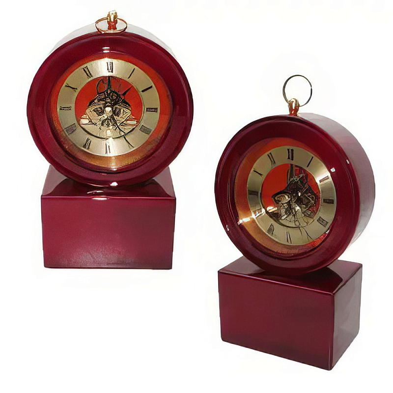 Часы настольные кварцевые Time Forward  Коричневый в Грозном | Loft Concept 