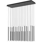 Люстра каскадная черная Black Cascade Chandelier варинант исполнения - 1 | Loft Concept в Грозном