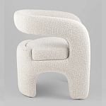 Кресло дизайнерское для лаунж зоны жемчужного цвета Pearl Lounge варинант исполнения - 8 | Loft Concept в Грозном