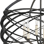 Люстра черная из эллиптических элементов Overlapping Orbits варинант исполнения - 1 | Loft Concept в Грозном