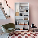 Дизайнерский стеллаж с вертикальными и горизонтальными полками Gio Ponti D.357.1 D.357.2 Rack варинант исполнения - 5 | Loft Concept в Грозном