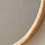 Зеркало круглое в раме из ротанга Wickerwork варинант исполнения - 2 | Loft Concept в Грозном