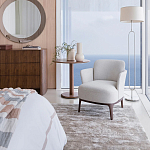 Приставной стол в шпоне ореха Elega варинант исполнения - 6 | Loft Concept в Грозном