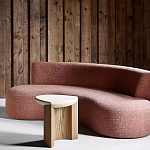 Дизайнерский журнальный стол полукруглой формы Pokun варинант исполнения - 4 | Loft Concept в Грозном