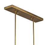 Люстра прямоугольная из толстого литого стекла Cast Glass варинант исполнения - 5 | Loft Concept в Грозном