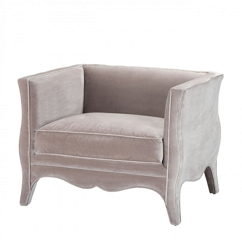 Кресло Eichholtz Chair Bouton Розовый пастельный Кресло Eichholtz Chair Bouton Розовый пастельный в Грозном | Loft Concept