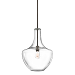 Подвесной светильник прозрачный стеклянный органической формы Kichler варинант исполнения - 1 | Loft Concept в Грозном