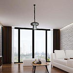 Подвесной светильник с серым металлическим плафоном Capability варинант исполнения - 2 | Loft Concept в Грозном