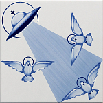 Плитка с узором НЛО варинант исполнения - 2 | Loft Concept в Грозном