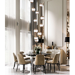 Каскадная люстра с сферическими плафонами из акрила Veva Lamps Chandelier варинант исполнения - 4 | Loft Concept в Грозном