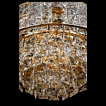 Люстра хрустальная в неоклассическом стиле на золотистом каркасе Majesty варинант исполнения - 4 | Loft Concept в Грозном