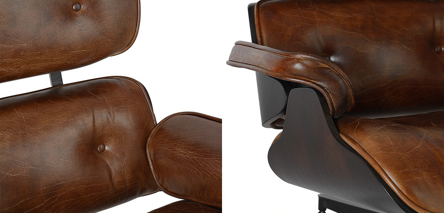 Кресло Eames Lounge Chair & Ottoman brown Кресло Eames Lounge Chair & Ottoman brown - Loft-Concept в Грозном