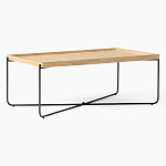 Журнальный стол с прямоугольной деревянной столешницей Urban Style Space варинант исполнения - 1 | Loft Concept в Грозном