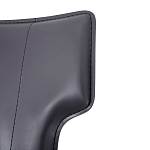 Стул серый из искуственной кожи на 4-х ножках Enigma Gray варинант исполнения - 4 | Loft Concept в Грозном