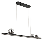 Светодиодная линейная люстра IONA Сhandelier black 103 варинант исполнения - 2 | Loft Concept в Грозном