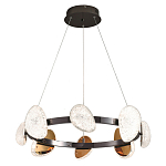 Люстра подвесная круглая с овальными плафонами Iona chandelier варинант исполнения - 3 | Loft Concept в Грозном