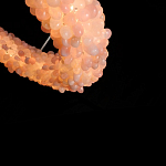 Люстра кольцевая с частичками натурального горного хрусталя Crystal Shimmer варинант исполнения - 4 | Loft Concept в Грозном