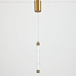 Подвесной светильник в форме цилиндра Trumpet Tube Brass варинант исполнения - 3 | Loft Concept в Грозном