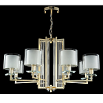 Люстра с 8-ю цилиндрическими плафонами из стекла Laurent варинант исполнения - 3 | Loft Concept в Грозном