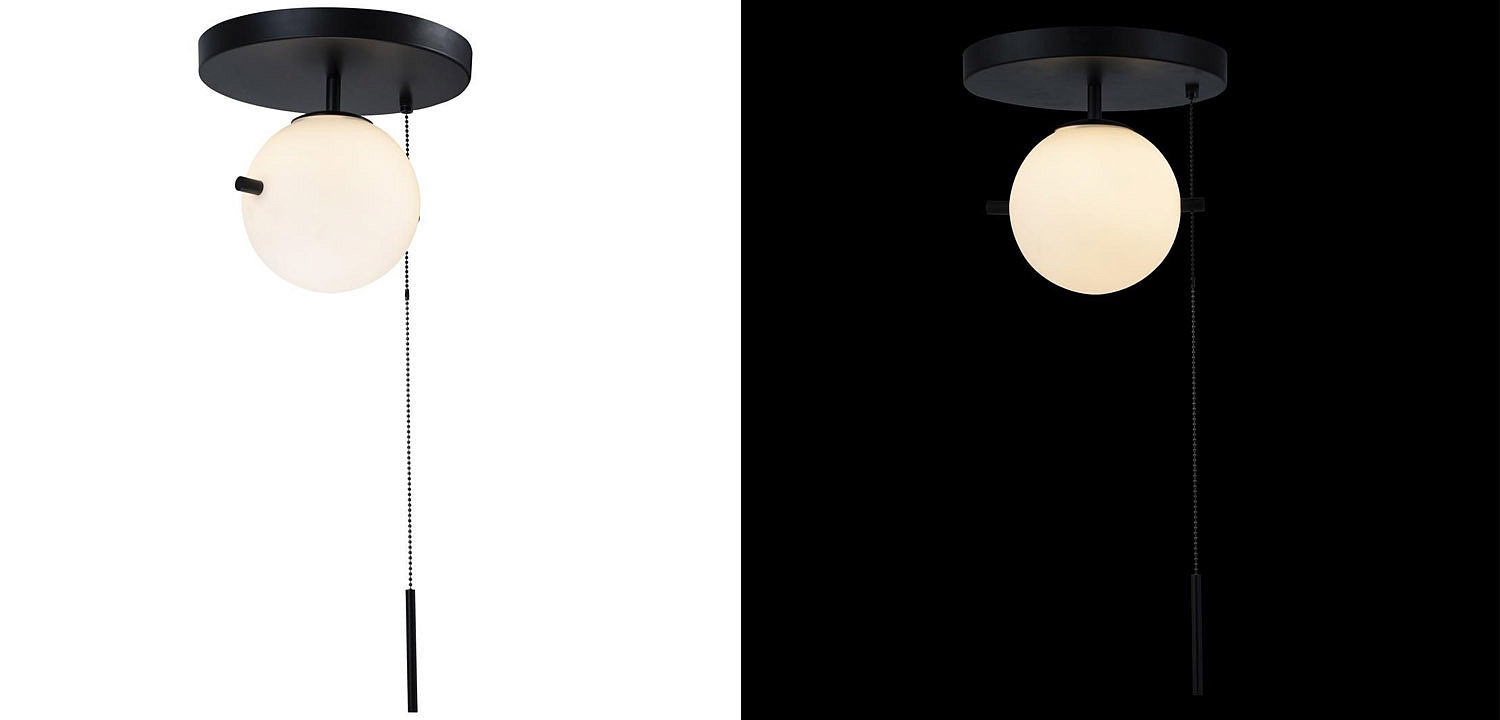 Потолочный светильник Alston black Потолочный светильник Alston black - Loft-Concept в Грозном