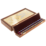 Нарды настольные из натурального камня лазурит и долерит Backgammon from Stone варинант исполнения - 4 | Loft Concept в Грозном