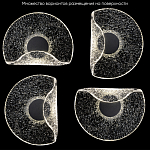 Бра из текстурированного прозрачного стекла с изогнутым краем Textured Glass  варинант исполнения - 6 | Loft Concept в Грозном