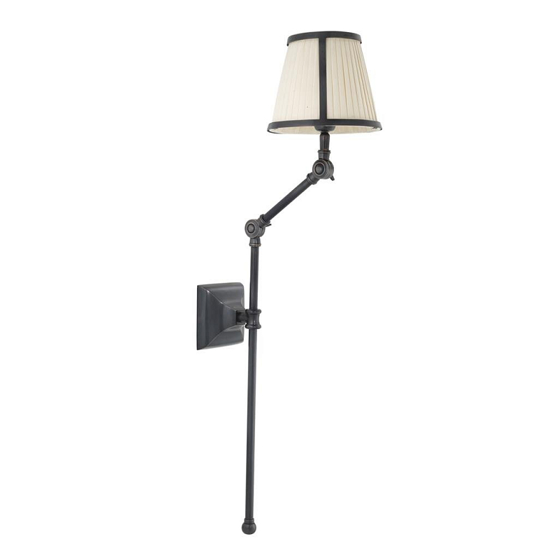 Бра Wall Lamp Brunswick Bronze Темная бронза Кремовый Черный Бра Wall Lamp Brunswick Bronze Темная бронза Кремовый Черный в Грозном | Loft Concept