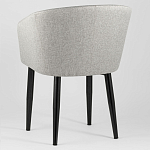 Мягкое кресло на металлических ножках Shaggy Grey варинант исполнения - 5 | Loft Concept в Грозном