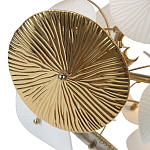 Люстра с белыми и золотистыми цветами Dahlia Flowers Lamp варинант исполнения - 6 | Loft Concept в Грозном