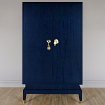 Платяной шкаф Elsa Dreams Blue с 2-мя фасадами варинант исполнения - 5 | Loft Concept в Грозном