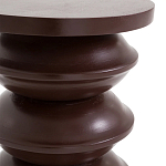 Фигурный приставной столик бордового цвета  AMORPHOUS варинант исполнения - 3 | Loft Concept в Грозном