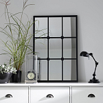 Зеркало-окно Rect Black 90 варинант исполнения - 2 | Loft Concept в Грозном