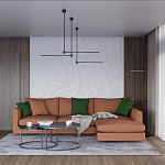 Торшер черного цвета с круглым основанием и вытянутым поворотным плафоном Trumpet tube варинант исполнения - 4 | Loft Concept в Грозном