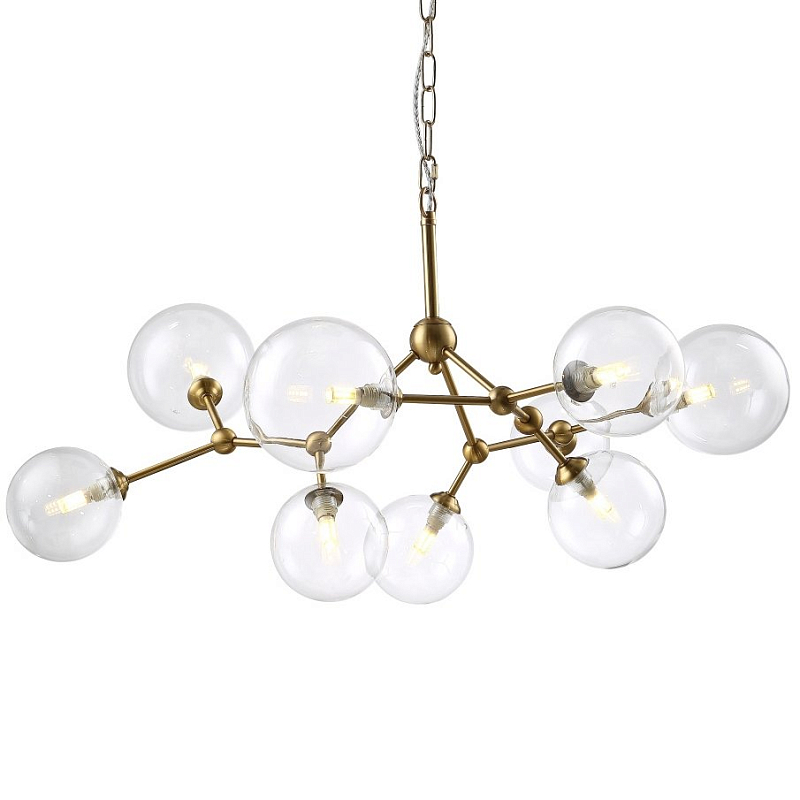 Люстра Gallotti & Radice Branches 9 Бронза Прозрачное Стекло Люстра Gallotti & Radice Branches 9 Бронза Прозрачное Стекло в Грозном | Loft Concept