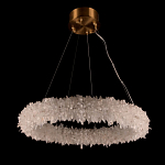 Люстра круглая с натуральным горным хрусталем Crystal Shimmer варинант исполнения - 3 | Loft Concept в Грозном