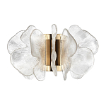 Бра с крупными прозрачными лепестками с рельефной поверхностью Ethereal Bloom варинант исполнения - 1 | Loft Concept в Грозном
