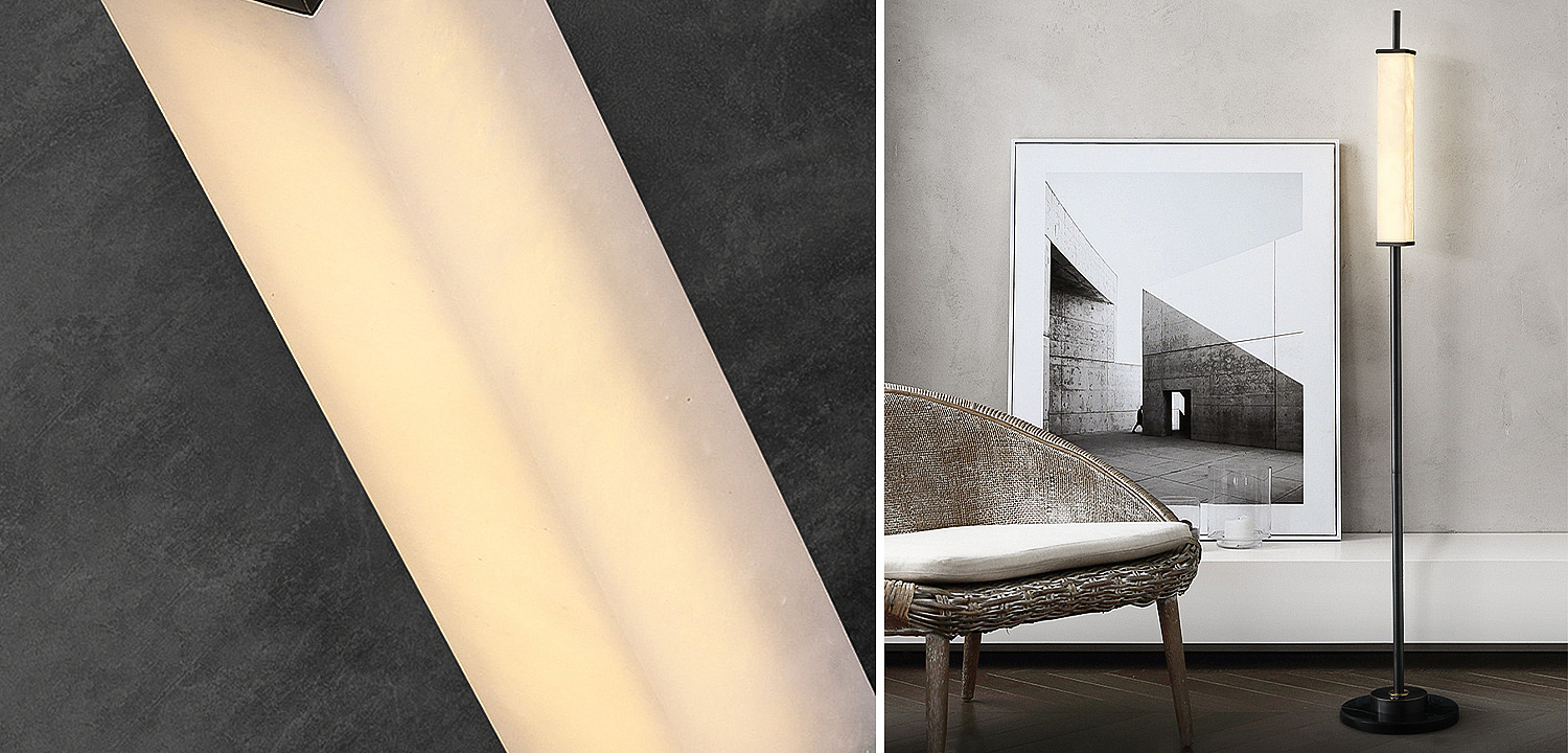 Торшер Gaelle Modern Marble Floor Lamp Торшер Gaelle Modern Marble Floor Lamp - Loft-Concept в Грозном
