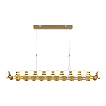 Люстра овальная с круглыми светодиодными источниками света Maxine Light варинант исполнения - 4 | Loft Concept в Грозном