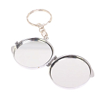 Зеркало брелок карманное двухстороннее из натурального камня Оникс Silver Stone Mirrors варинант исполнения - 6 | Loft Concept в Грозном