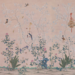 Обои ручная роспись Cecily pink варинант исполнения - 1 | Loft Concept в Грозном