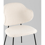 Стул Bellamy букле молочный варинант исполнения - 2 | Loft Concept в Грозном