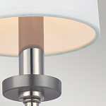 Бра для ванных комнат с белым тканевым цилиндрическим плафоном Feiss варинант исполнения - 2 | Loft Concept в Грозном