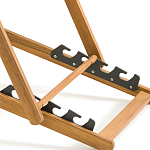 Шезлонг из акации и ткани Argentina варинант исполнения - 9 | Loft Concept в Грозном