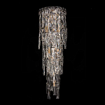 Бра с каскадом из прозрачного хрусталя и корпусом из металла цвета хром Constant Sparks варинант исполнения - 8 | Loft Concept в Грозном