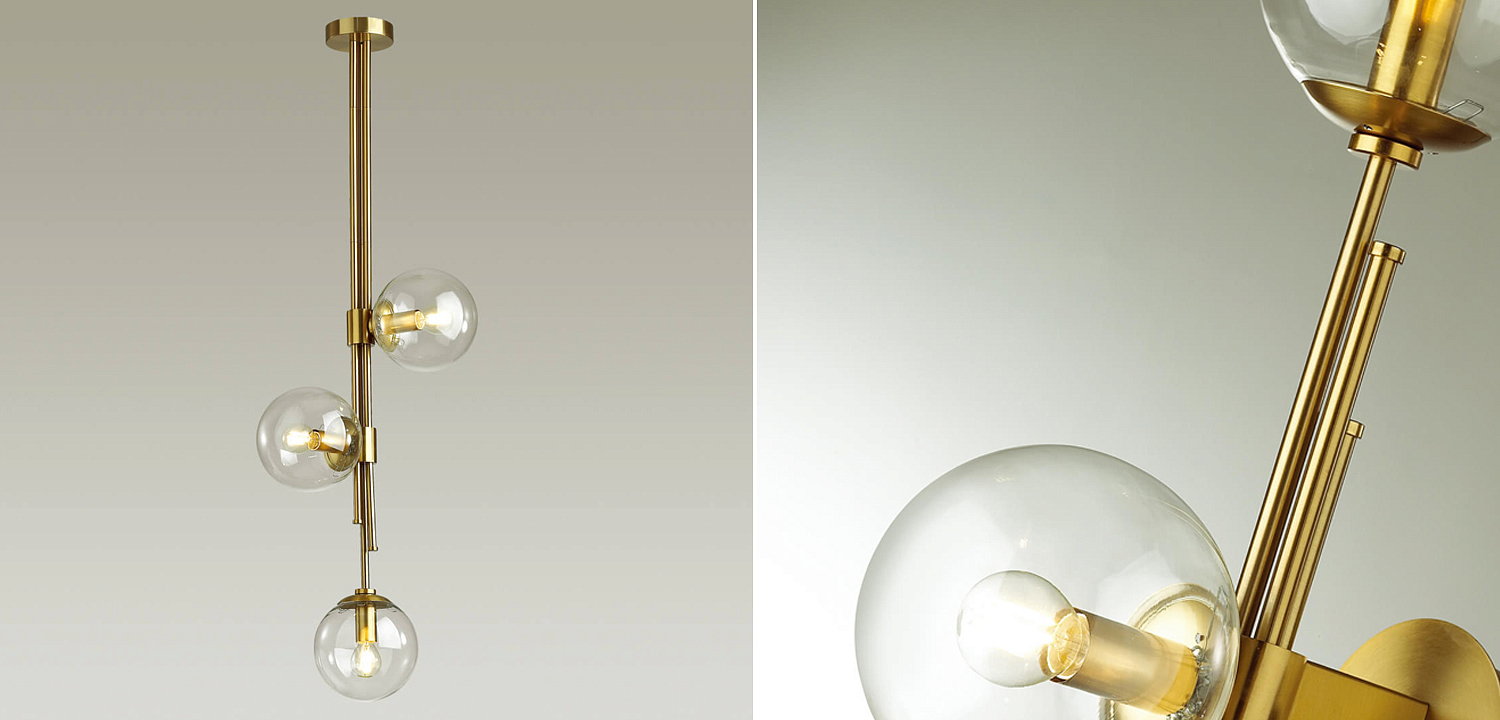 Светильник TRILOGY Ceiling Light Clear glass 100  - Loft-Concept в Грозном