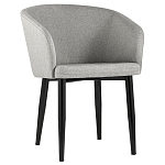 Мягкое кресло на металлических ножках Shaggy Grey варинант исполнения - 1 | Loft Concept в Грозном