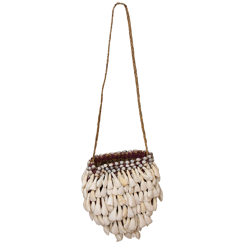 Декоративный этнический аксессуар сумка Aboriginal Bag Бежевый Коричневый в Грозном | Loft Concept 