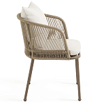 Кресло уличное Bonnie Beige Chair варинант исполнения - 3 | Loft Concept в Грозном